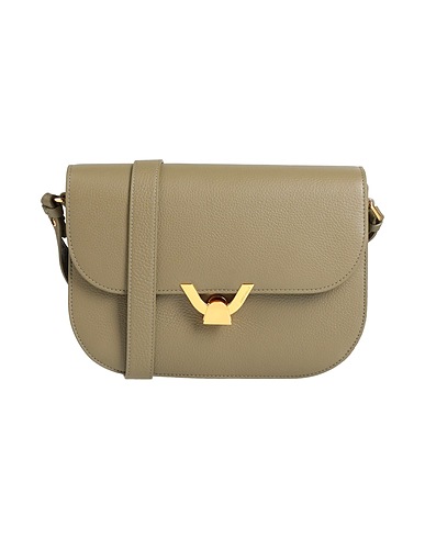 COCCINELLE Across-body bag Khaki Leather