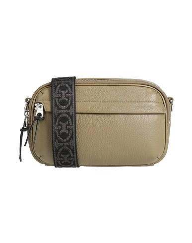 COCCINELLE Across-body bag Sage green Leather