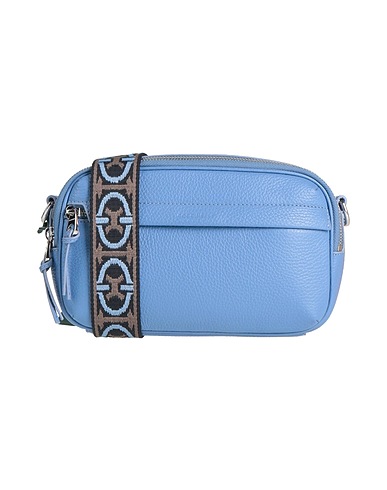 COCCINELLE Across-body bag STG SOFT Light blue Leather