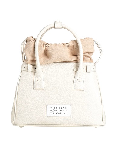 MAISON MARGIELA Handbag OFF WHITE 100% Cow leather, Cotton, Polyester, Other Fibres