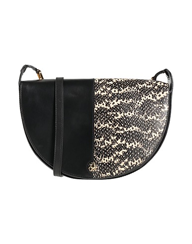 POLLINI Cross-body bags Black Calfskin