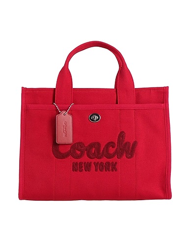 COACH Handbag Red Textile fibres