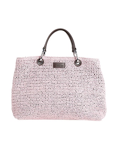 EMPORIO ARMANI Handbag Lilac 100% Paper Yarn, Polyester, Polyurethane