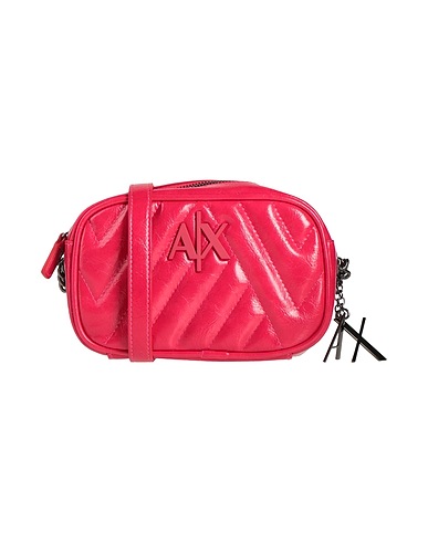 ARMANI EXCHANGE Cross-body bags Magenta 100% Polyester, Polyurethane