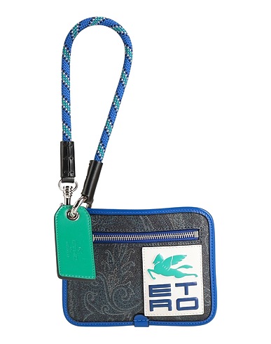 ETRO Small Leather Goods Midnight blue Leather