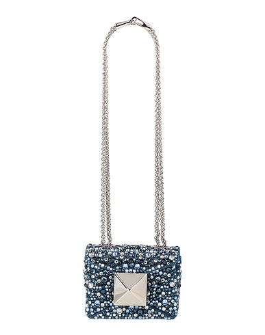 VALENTINO GARAVANI Shoulder bag Navy blue Textile fibres