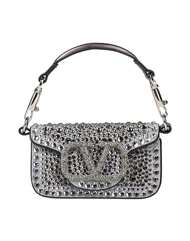 VALENTINO GARAVANI Borsa a mano Grigio chiaro Pelle