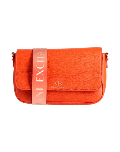 ARMANI EXCHANGE Cross-body bags ARANCIONE 100% Polyurethane