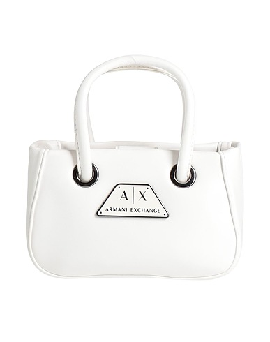 ARMANI EXCHANGE Handbag White 100% Polyester