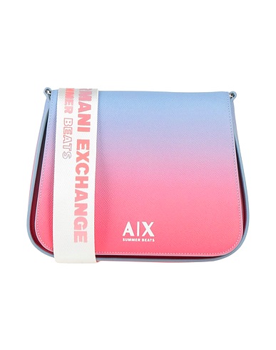 ARMANI EXCHANGE Across-body bag Sky blue 100% Polyester