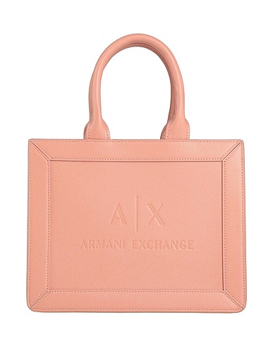ARMANI EXCHANGE Borsa a mano Rosa 100% Poliuretano, Poliestere