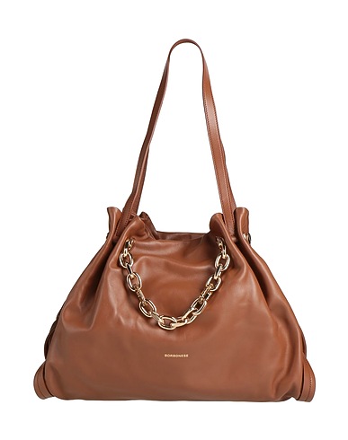 BORBONESE Shoulder bag Brown 100% Leather