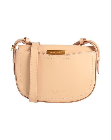 GIANNI CHIARINI Cross-body bags Beige Leather