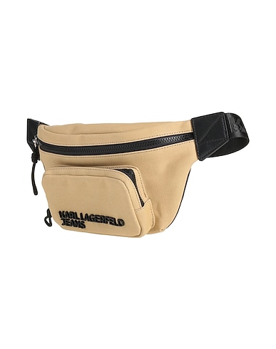 KARL LAGERFELD JEANS Belt Bags Beige 65% Recycled cotton, 35% Cotton