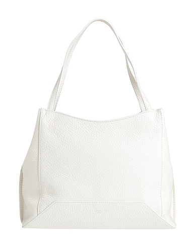 GIANNI CHIARINI Handbag White Leather