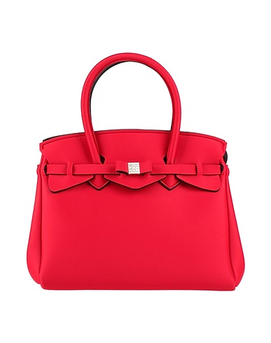 SAVE MY BAG Borsa a mano Rosso pomodoro 80% Poliammide, 20% Elastan