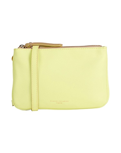 GIANNI CHIARINI Borsa a tracolla Giallo 100% Pelle