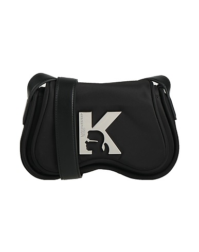 KARL LAGERFELD JEANS Across-body bag Black 70% Recycled polyamide, 30% Polyurethane