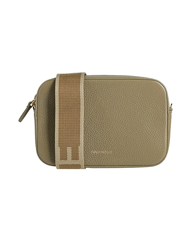 COCCINELLE Across-body bag Military green Leather