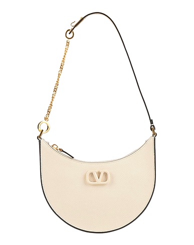 VALENTINO GARAVANI Shoulder bag Ivory Leather