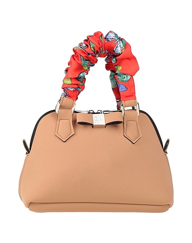 SAVE MY BAG Handbag Camel 50% Polyethylene, 40% Polyamide, 10% Elastane, Silk