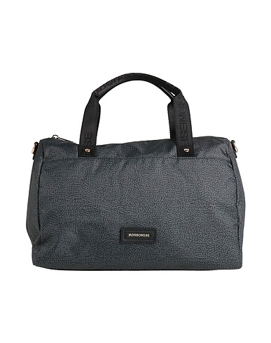 BORBONESE Handbag Dark green 100% Polyester