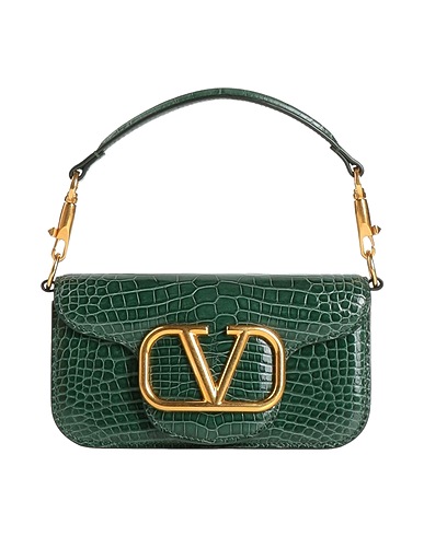 VALENTINO GARAVANI Handbag Green Crocodile leather