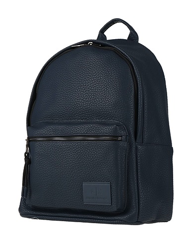 ARMANI EXCHANGE Rucksacks BLU NAVY 100% Polyester, Polyurethane