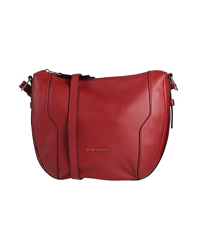 PIQUADRO Borsa a tracolla Mattone Pelle di bovino, EVA (Etilene - Vinil - Acetato), Nylon, Poliestere, Metallo