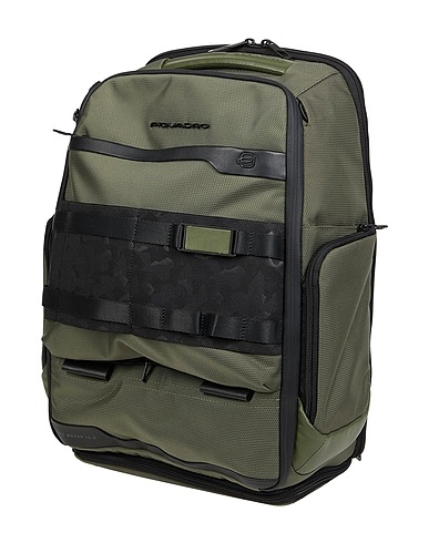 PIQUADRO Rucksacks Cow leather, EVA (Ethylene - Vinyl - Acetate), Nylon, Polyester, Metal