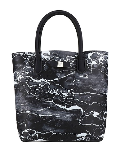 SAVE MY BAG Handbag Black 50% PEEK (Polyether - Ether - Ketone), 40% Polyester, 10% Elastane