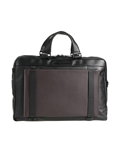 PIQUADRO Handbag Black Leather