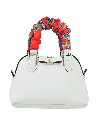 SAVE MY BAG Handbag Light grey 50% Polyethylene, 40% Polyamide, 10% Elastane
