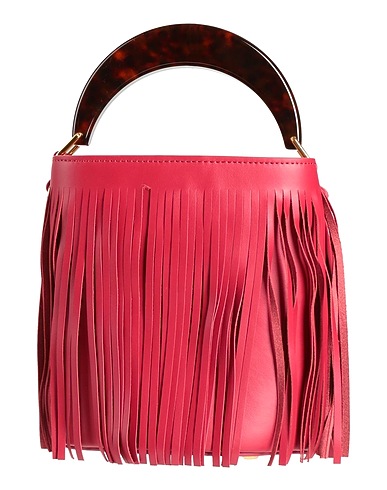 MARNI Handbag Cow leather, PMMA (Polymethyl methacrylate), Brass, Zinc, Aluminium