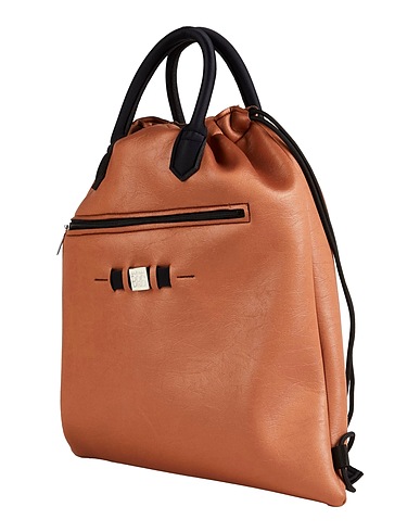 SAVE MY BAG バックパック ブラウン ポリエステル 50% / ナイロン 40% / ポリウレタン 10%