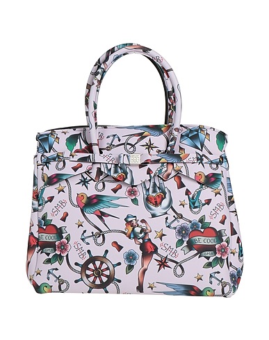 SAVE MY BAG Handbag Lilac 80% Polyamide, 20% Elastane