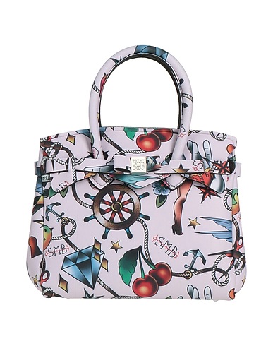 SAVE MY BAG Handbag Lilac 50% PEEK (Polyether - Ether - Ketone), 40% Polyester, 10% Elastane