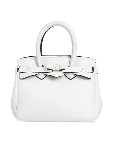 SAVE MY BAG Handbag Light grey 80% Polyamide, 20% Elastane