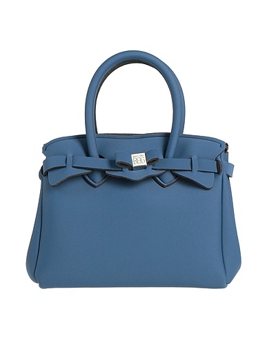 SAVE MY BAG Handbag Navy blue 80% Polyamide, 20% Elastane