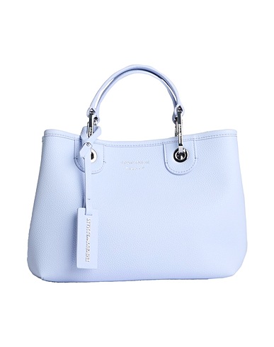 EMPORIO ARMANI ハンドバッグ スカイブルー ポリウレタン 100%