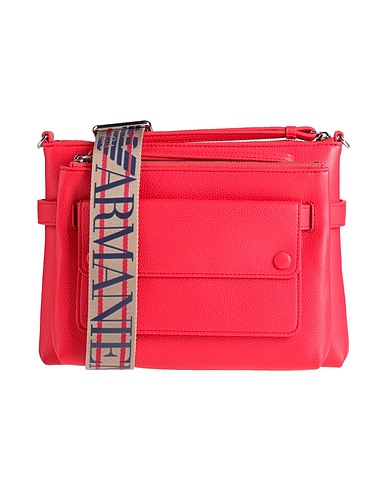 EMPORIO ARMANI Cross-body bags Red 100% Polyurethane, Polyester