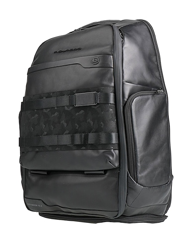 PIQUADRO Backpacks Leather, Textile fibers