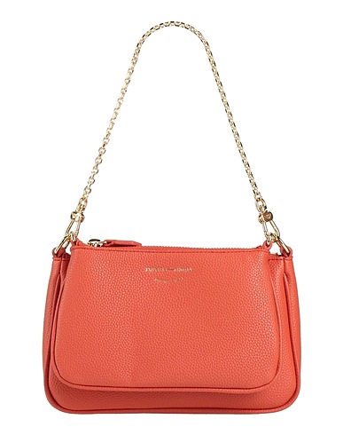 EMPORIO ARMANI Handbag Rust 100% Polyurethane, Polyester