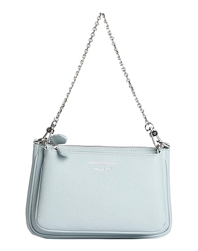 EMPORIO ARMANI Handtasche Himmelblau 100% Polyurethan, Polyester
