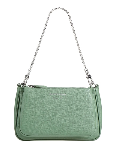 EMPORIO ARMANI Handbag VERDE SALVIA 100% Polyurethane, Polyester