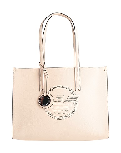 EMPORIO ARMANI ハンドバッグ ペールピンク ポリウレタン 100% / ポリエステル