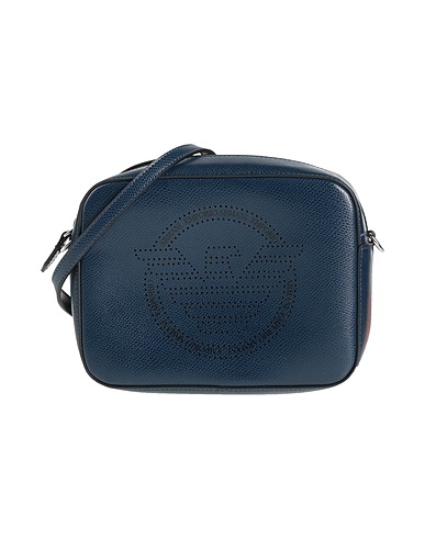 EMPORIO ARMANI Across-body bag Midnight blue 100% Polyurethane, Polyester