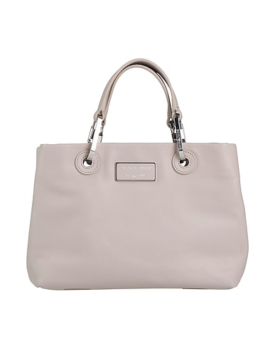EMPORIO ARMANI Borsa a mano Grigio chiaro Pelle di bovino