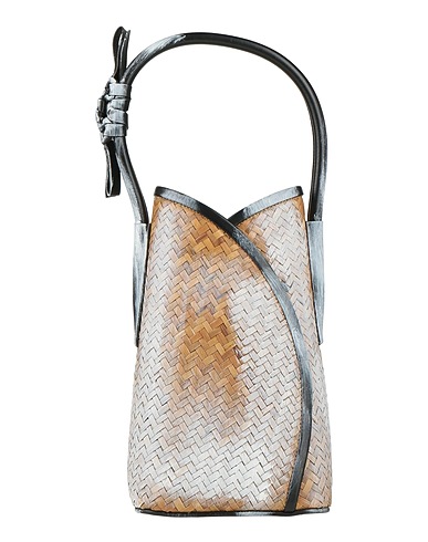 MAISON MARGIELA Handbag Beige 100% Straw, Cow leather, Ovine leather