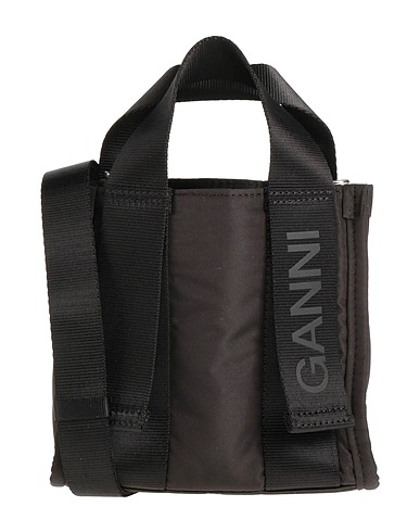 GANNI Handbag Black 100% Recycled polyester
